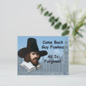 Kom terug... en iedereen vergeeft het. briefkaart (Staand voorkant)