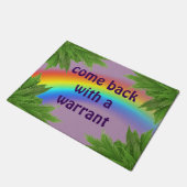 kom terug met een bevel deurmat (Schuin)