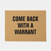 Kom terug met een bevel deurmat (Voorkant)