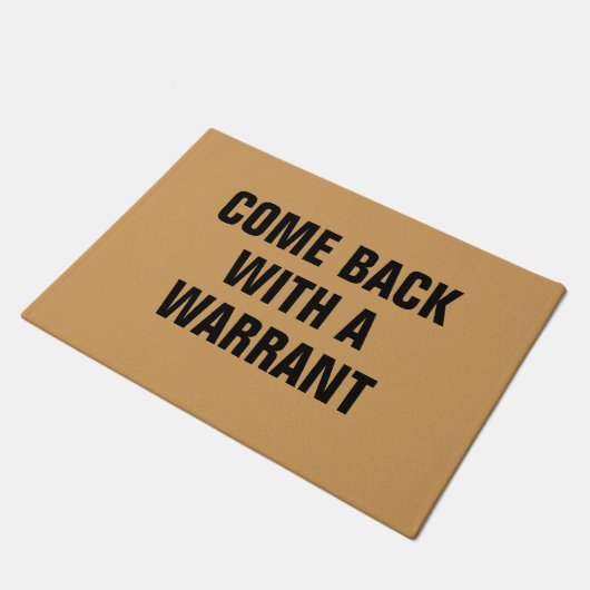 Kom terug met een bevel deurmat (Schuin)