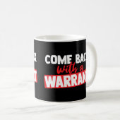 Kom terug met een bevel koffiemok