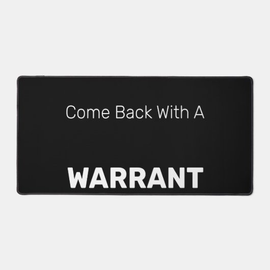 Kom terug met een WARM Bureaumat (Voorkant)