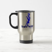 Kom terug om te gaan. Travel Mug Reisbeker (Links)