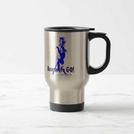Kom terug om te gaan. Travel Mug Reisbeker (Rechts)