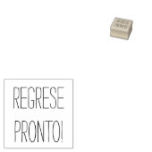 kom terug rubber stempel (Gestempeld)