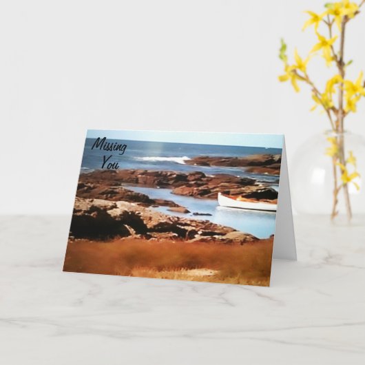 "KOM THUIS ZODAT IK U KAN HOUDEN IN MIJN ARMS" KAART (Gele Bloem)