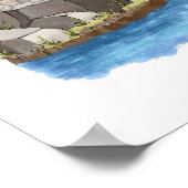 Kom tot Mij en Ik zal U rust geven Matteüs 11:28 Poster (Hoek)