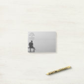 Kom tot Mij, Ik zal u rust geven, Matt.11:28 Post-it® Notes (Op bureau)