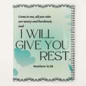 Kom tot Mij: Inspirerend Planner Mattheüs 11-28 (Achterkant)