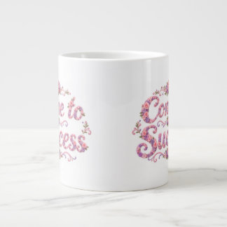 Kom tot succes grote koffiekop