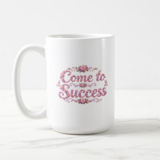 Kom tot succes koffiemok (Links)