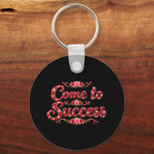 Kom tot succes sleutelhanger (Voorkant)