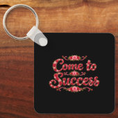 Kom tot succes sleutelhanger (Voorkant)