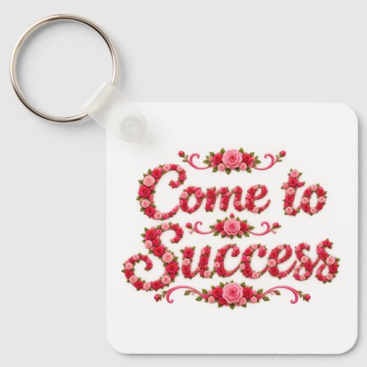 Kom tot succes  sleutelhanger (Voorkant)