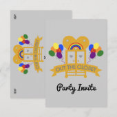 Kom Uit Als Homo Feest RSVP Kaart (Voorkant / Achterkant)