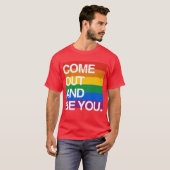 KOM UIT EN BEN JE T-SHIRT (Voorkant volledig)