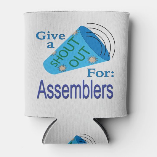 Kom uit voor Assemblers Blikjeskoeler (Voorkant)