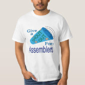 Kom uit voor Assemblers T-shirt (Voorkant)