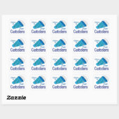 Kom uit voor bewaarders vierkante sticker (Vel)