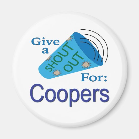 Kom uit voor Coopers Magneet (Voorkant)