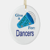 Kom uit voor dansers keramisch ornament (Rechts)