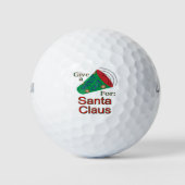 Kom uit voor de kerstman golfballen (Voorkant)