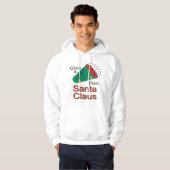 Kom uit voor de kerstman hoodie (Voorkant volledig)