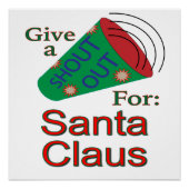 Kom uit voor de kerstman perfect poster (Voorkant)