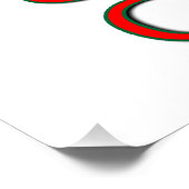 Kom uit voor de kerstman perfect poster (Hoek)