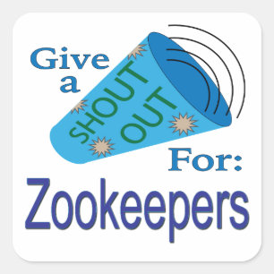 Kom uit voor de veehouders vierkante sticker