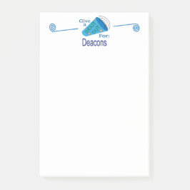 Kom uit voor Deacons Post-it® Notes