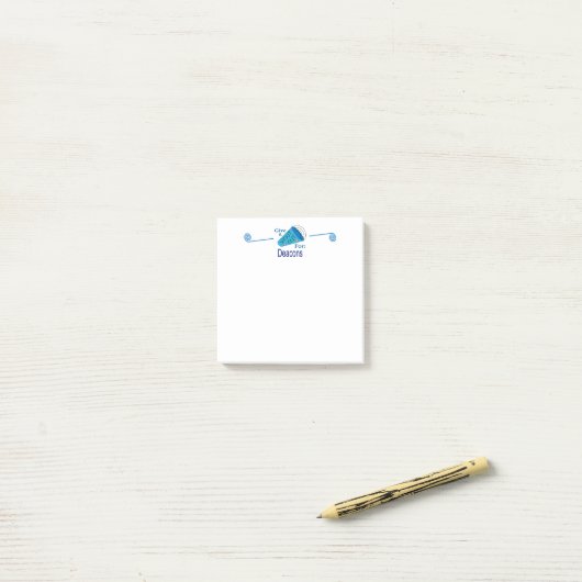 Kom uit voor Deacons Post-it® Notes (Op bureau)