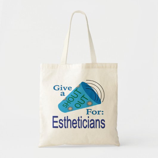 Kom uit voor Esthetici Tote Bag (Voorkant)