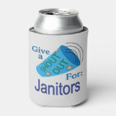 Kom uit voor Janitors Blikjeskoeler (Blikje Voorkant)