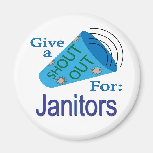 Kom uit voor Janitors Magneet (Voorkant)