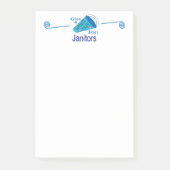 Kom uit voor Janitors Post-it® Notes (Voorkant)