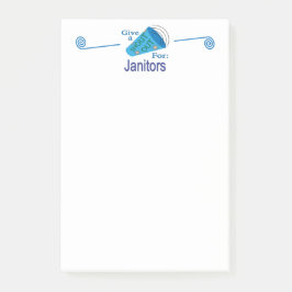 Kom uit voor Janitors Post-it® Notes