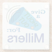 Kom uit voor Millers Glazen Onderzetter (Achterkant)