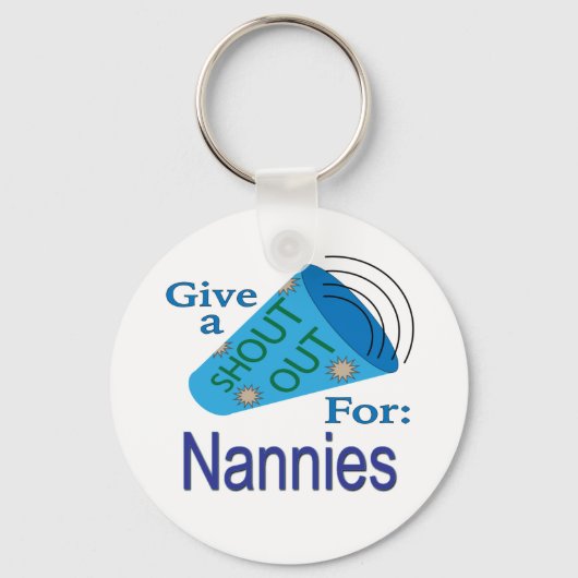 Kom uit voor Nannies Sleutelhanger (Voorkant)