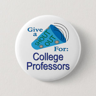 Kom uit voor professoren van de Academie Ronde Button 5,7 Cm