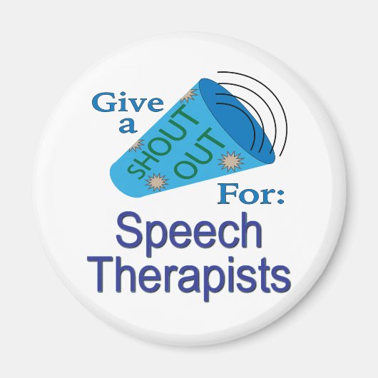 Kom uit voor Speech Therapisten Magneet (Voorkant)