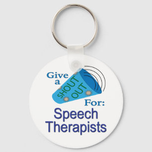 Kom uit voor Speech Therapisten Sleutelhanger