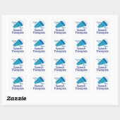 Kom uit voor Speech Therapisten Vierkante Sticker (Vel)