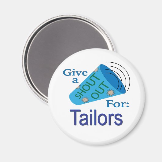 Kom uit voor Tailors Magneet (Voorkant / Achterkant)