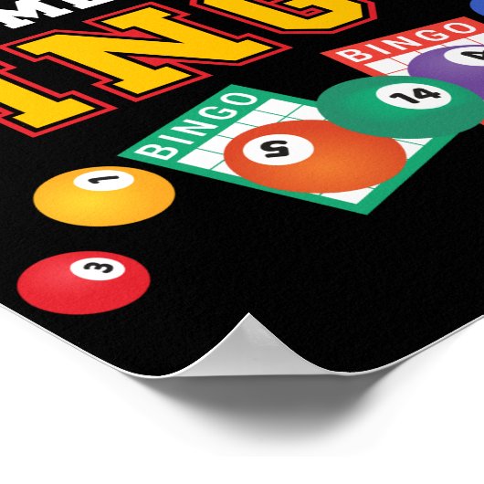 Kom van CallerMake me Holler Bingo Funny Lucky Poster (Hoek)