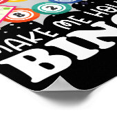 Kom van CallerMake me Holler Bingo Funny Lucky Poster (Hoek)