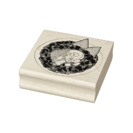 Kom van Chili Chili Chili con Carne Cookoff Food Rubberstempel