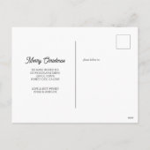 Kom van de Nieuwe Verandering van het Adres van de Feestdagenkaart (Achterkant)