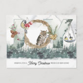 Kom van de Nieuwe Verandering van het Adres van de Feestdagenkaart (Voorkant)