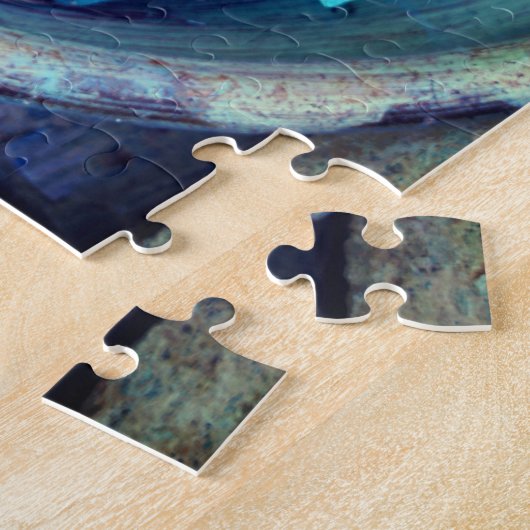 Kom van Gem Stones Legpuzzel (Zijkant)